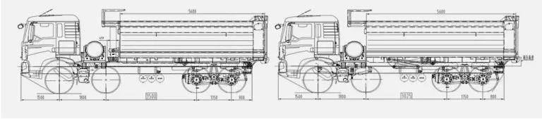 Schematic diagram of the overall arrangement of the tipper