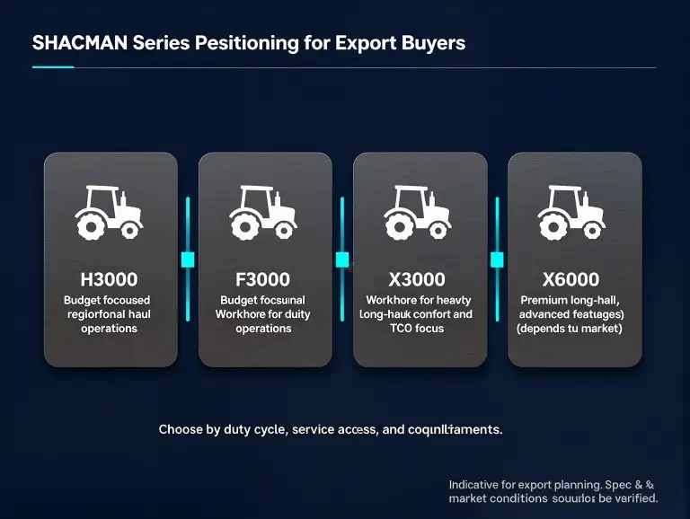 Comparação do custo do trator Shacman